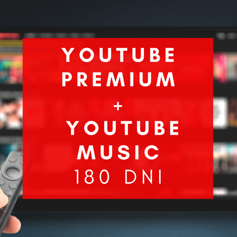 Konto YouTube Premium + YouTube Music - 180 dni (PRYWATNE)