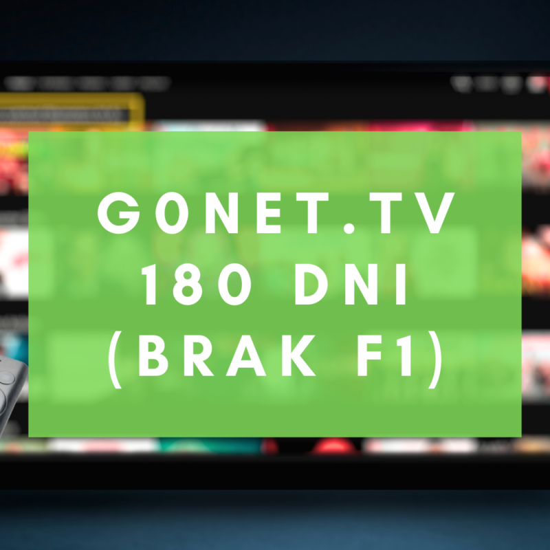 GONET TV - 180 dni (121 kanałów, bez sportowych)