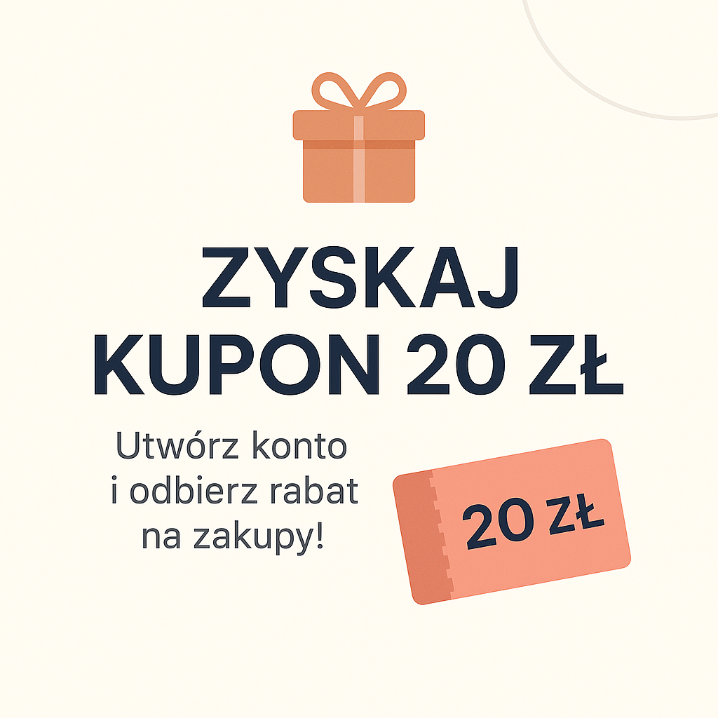 🎁 Zyskaj kupon 20 zł!