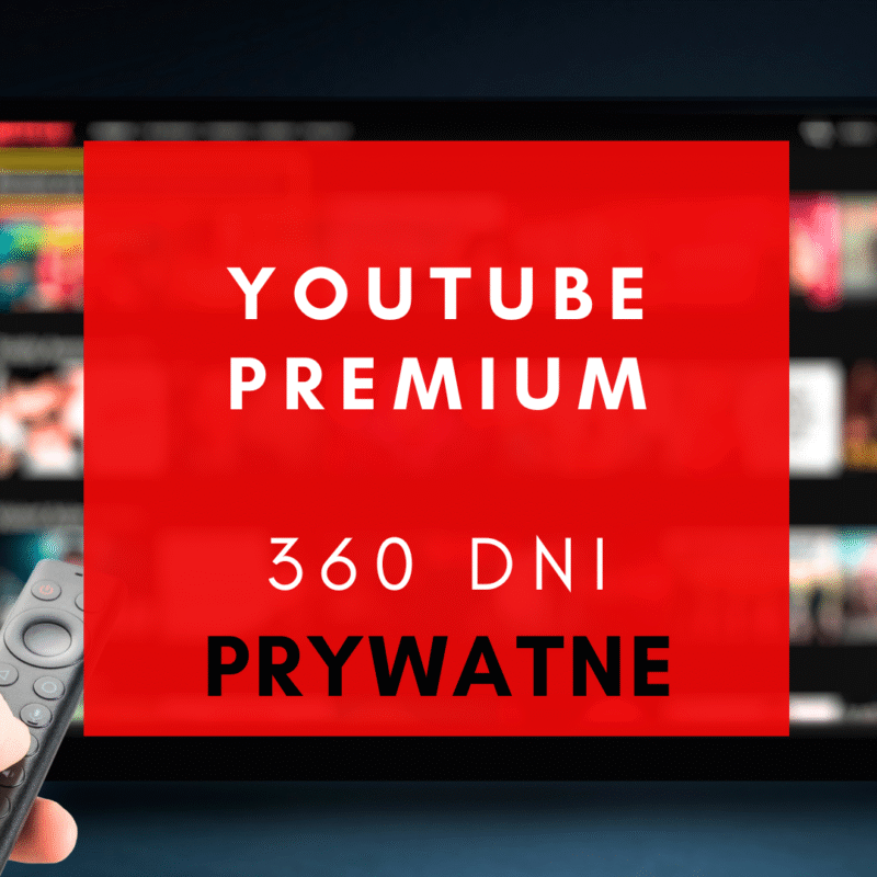 Konto YouTube Premium + YouTube Music - 360 dni ( DOŁADOWANIE TWOJEGO KONTA )